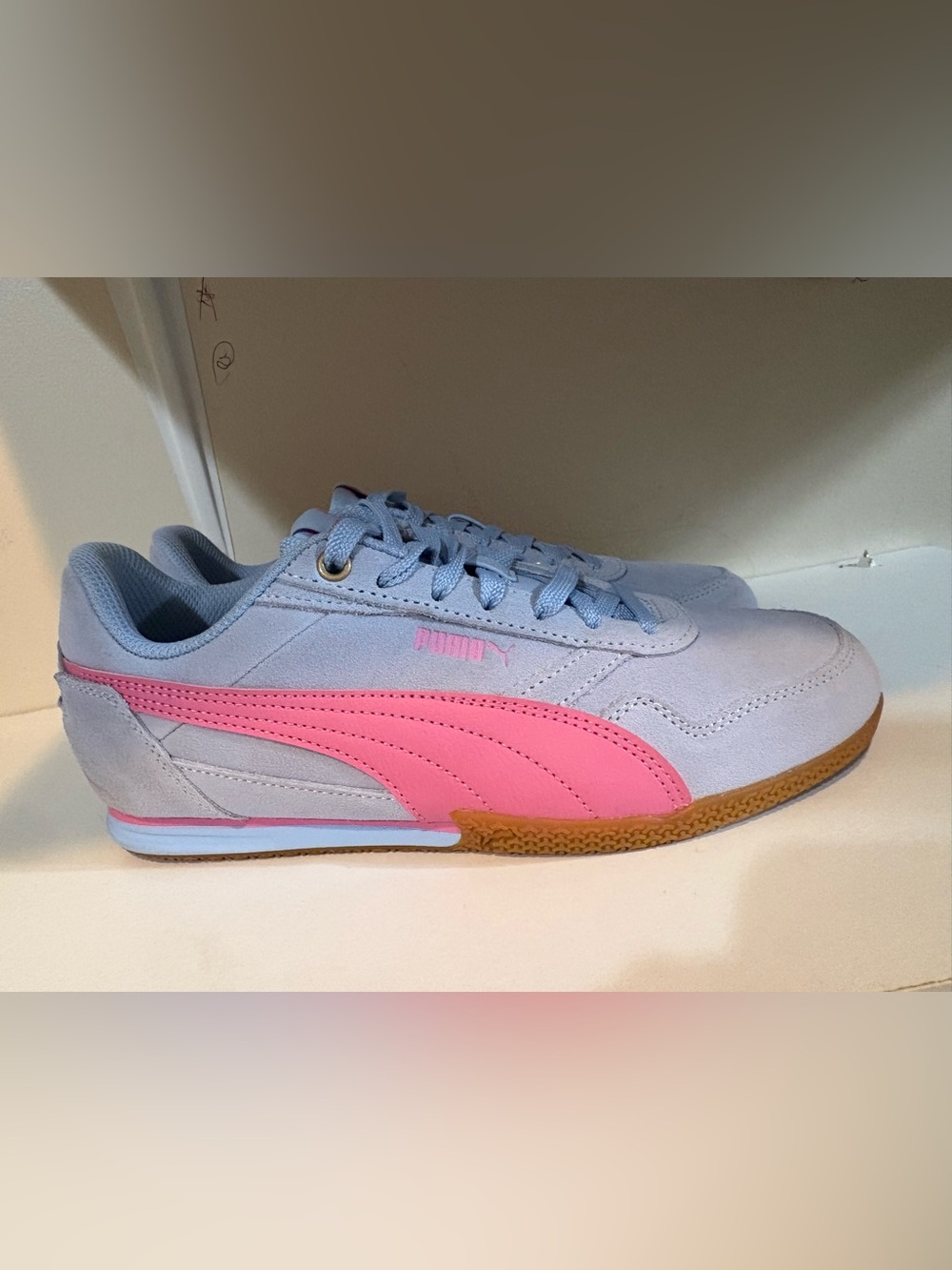 PUMA Women's Bella Donna SD Sneakers BLUE/PINK WOMENS 8